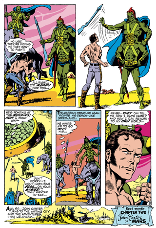 Illustration for article titled Prepare for Disney's John Carter of Mars movie, with the totally far-out comic book version